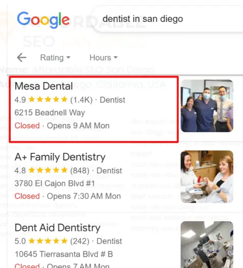 Case study of our recent client from San Diego - Affordable SEO San Diego